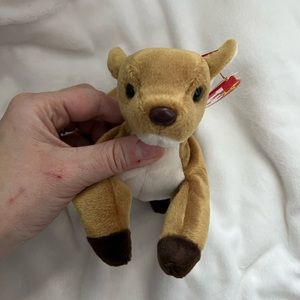 Retired Vintage Ty Beanie Baby Whisper the Deer